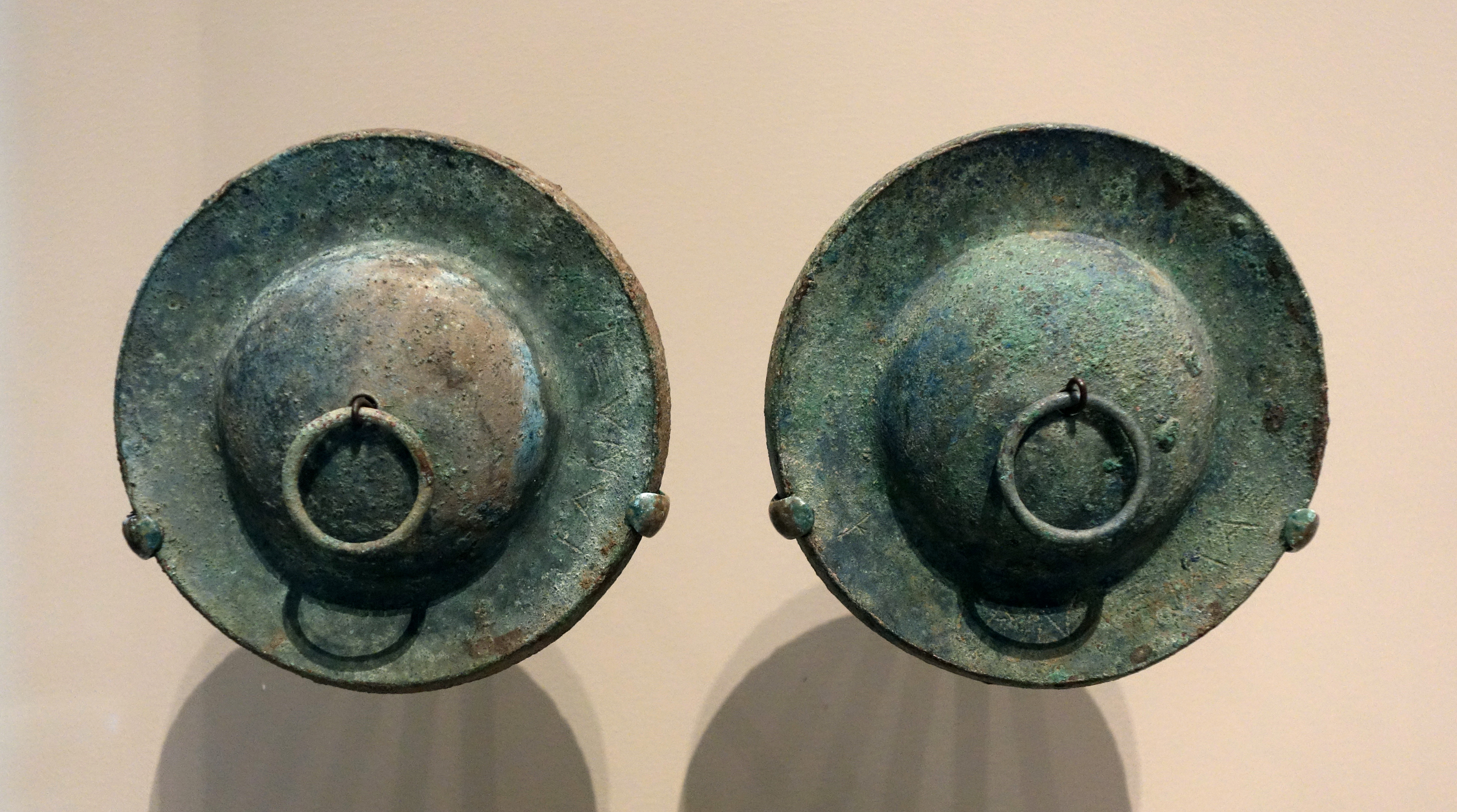 Ancient bronze cymbals