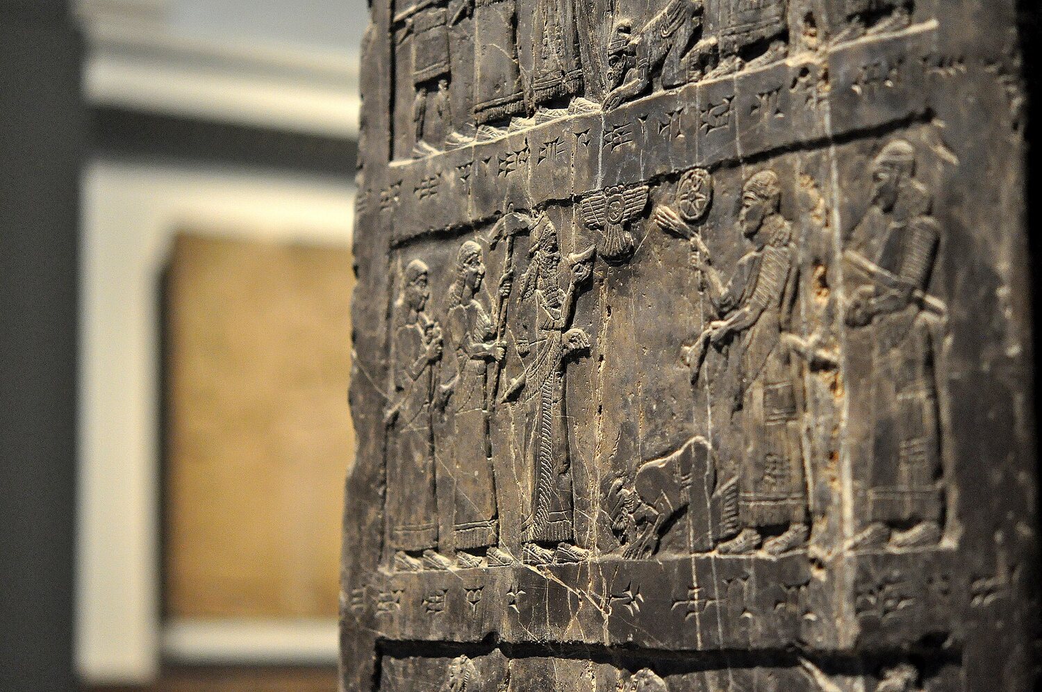 The Jehu panel of the Black Obelisk of Shalmaneser III