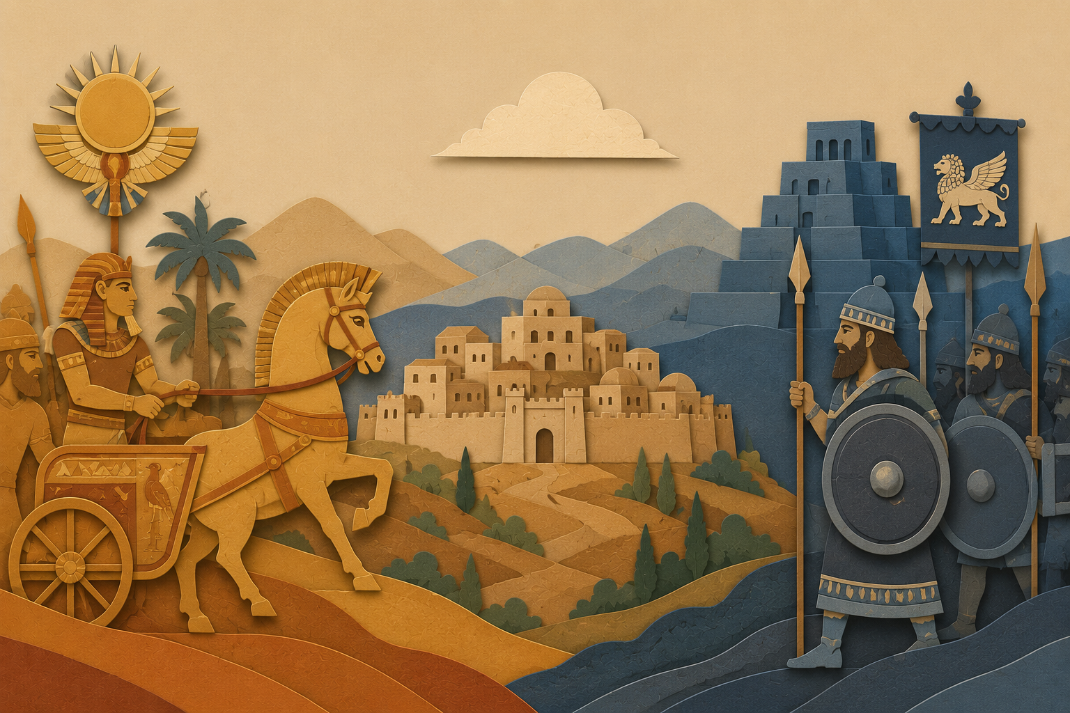 Judah caught between the empires of Egypt and Babylon