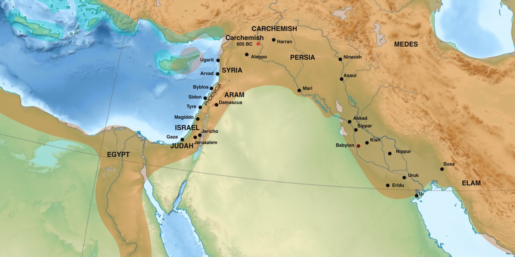 The Achaemenid Persian empire, c. 500 BC