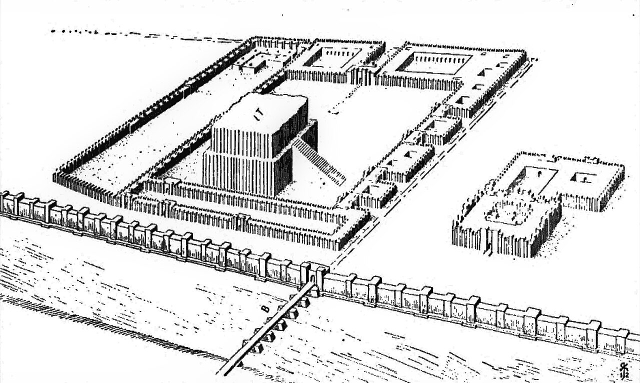 Reconstruction of the Esagila temple precinct