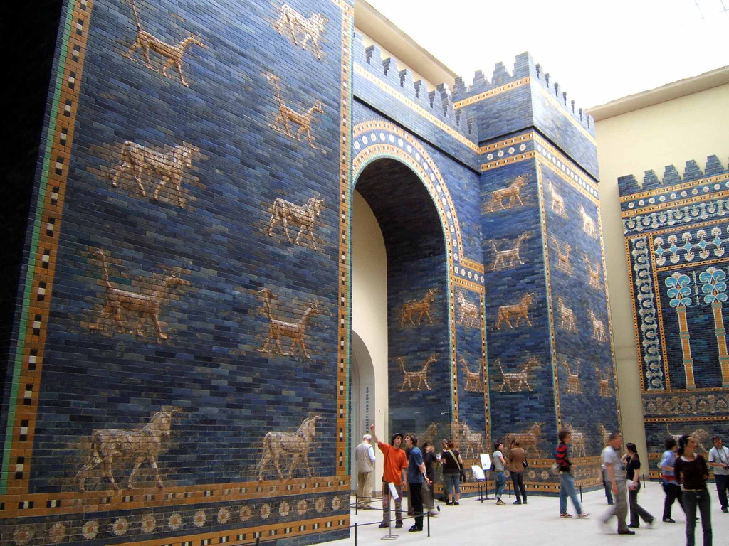 The reconstructed Ishtar Gate, Pergamon Museum, Berlin