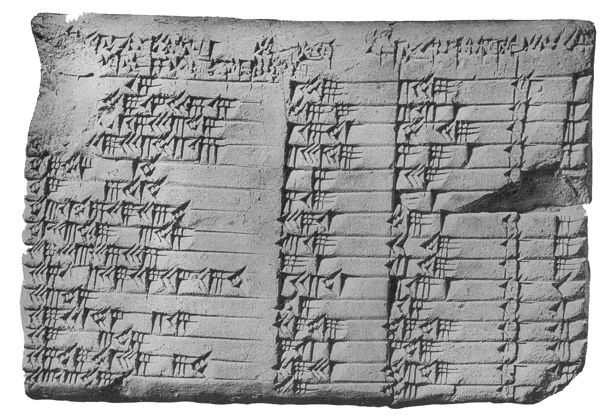 The Plimpton 322 mathematical tablet