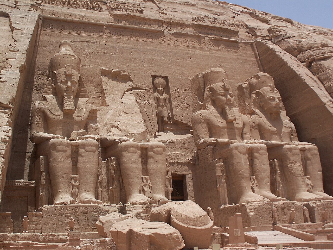 Abu Simbel temple of Ramesses II