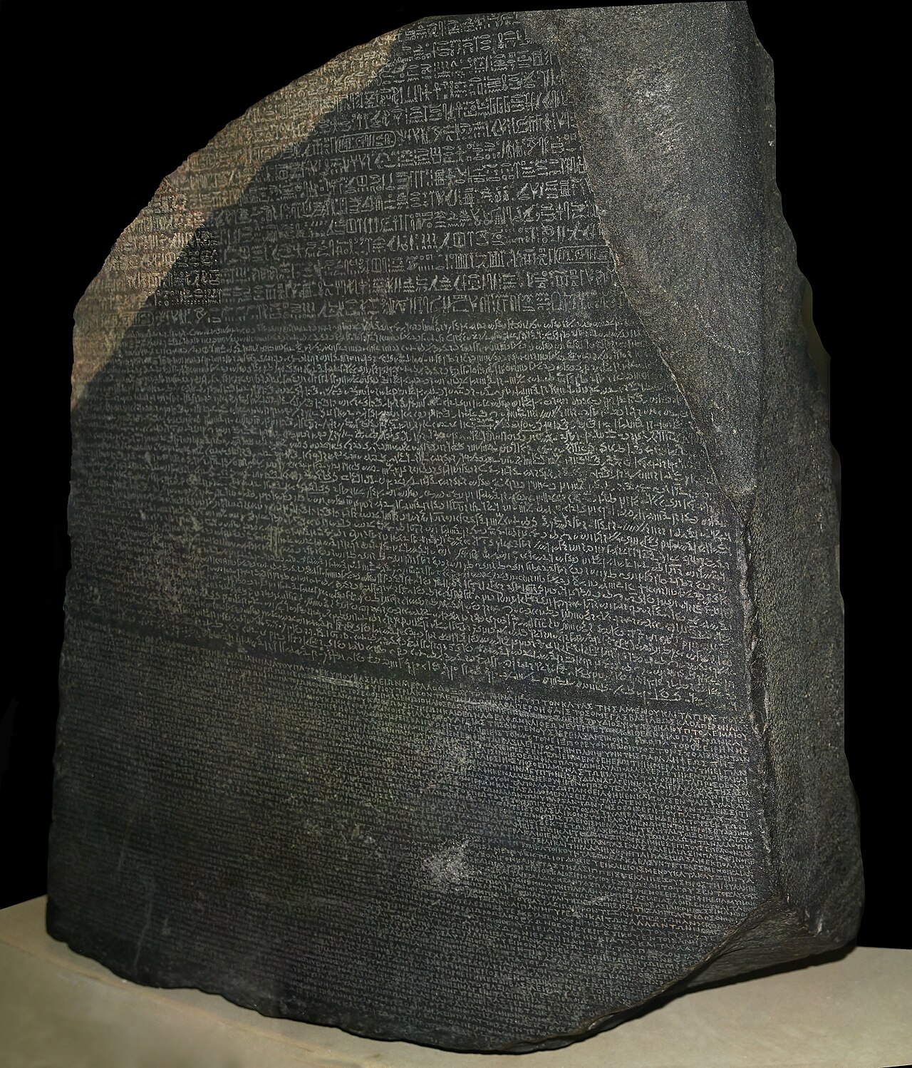 The Rosetta Stone at the British Museum