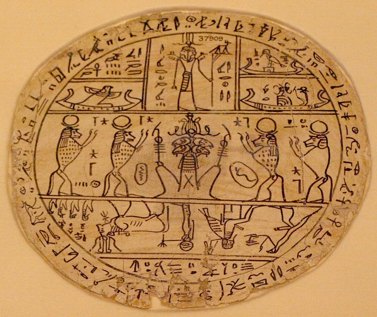 Hypocephalus of Tasheritkhons, British Museum