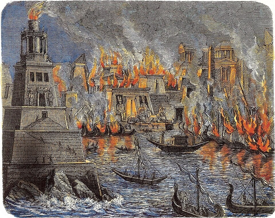 The Burning of the Library of Alexandria