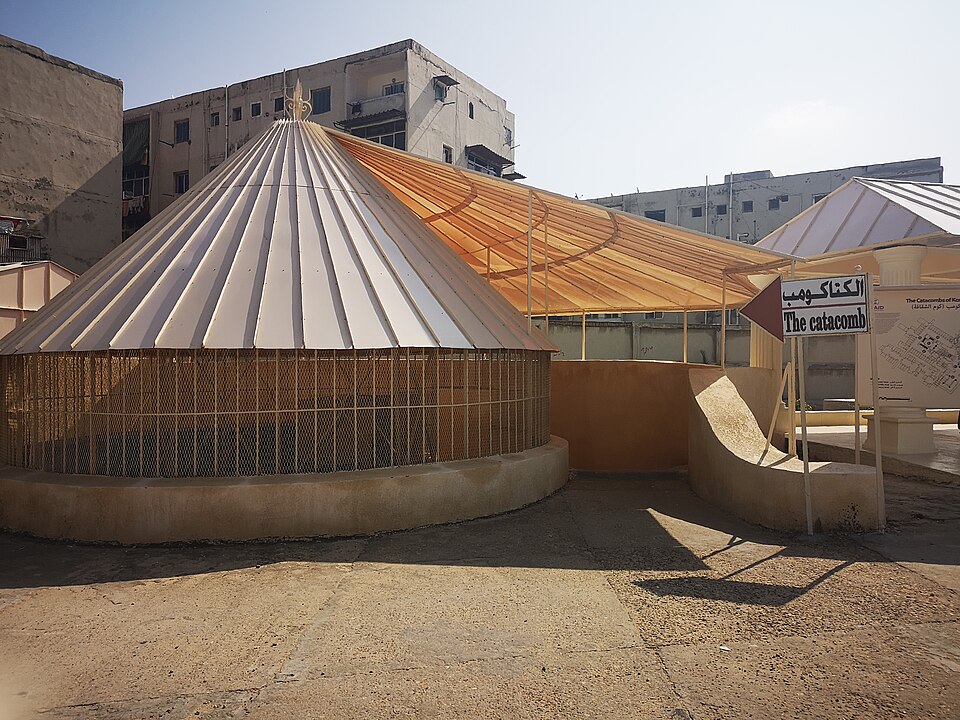 Entrance to the Catacombs of Kom el-Shoqafa
