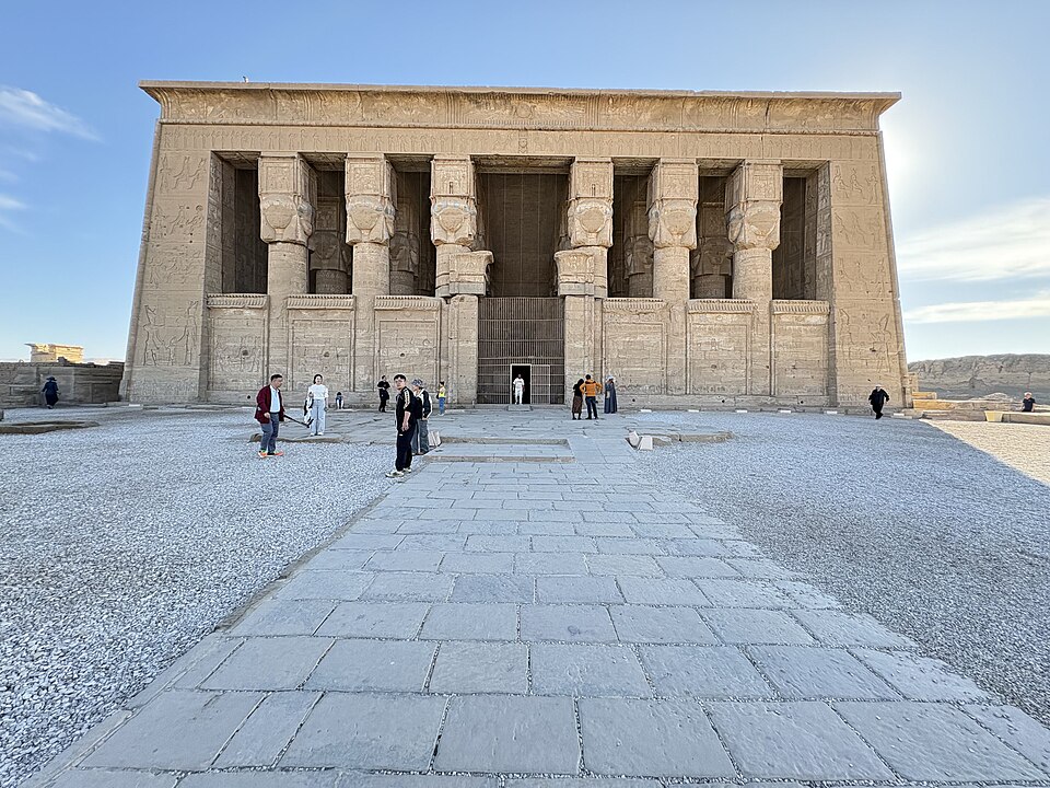 Interior of Dendera Temple