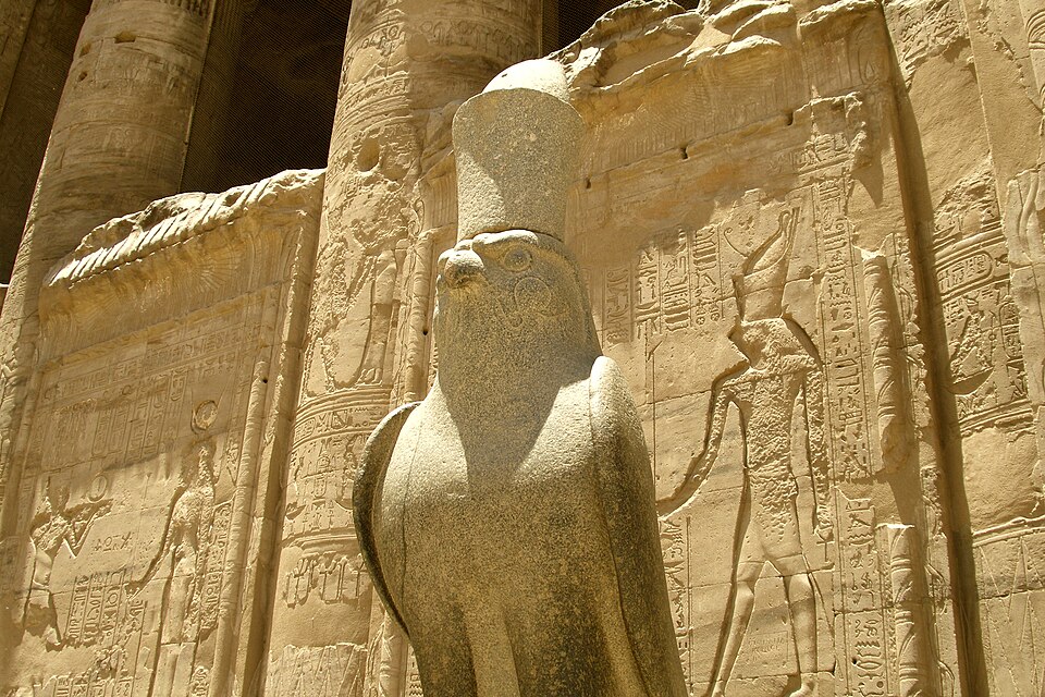 Statue of Horus at Edfu