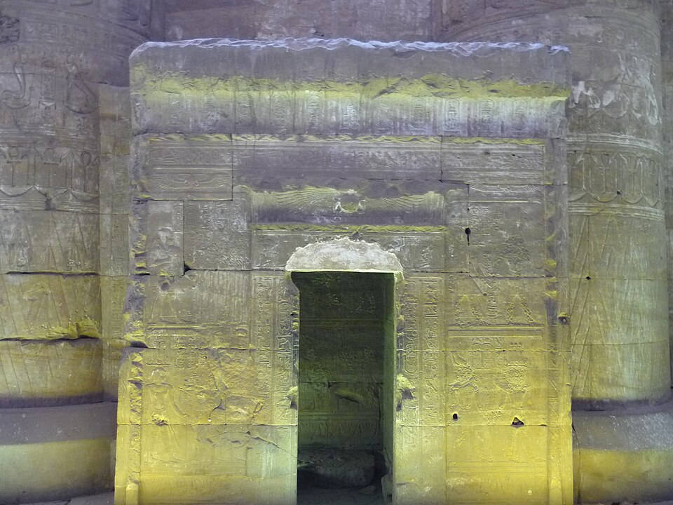 Inner sanctuary doorway at Edfu