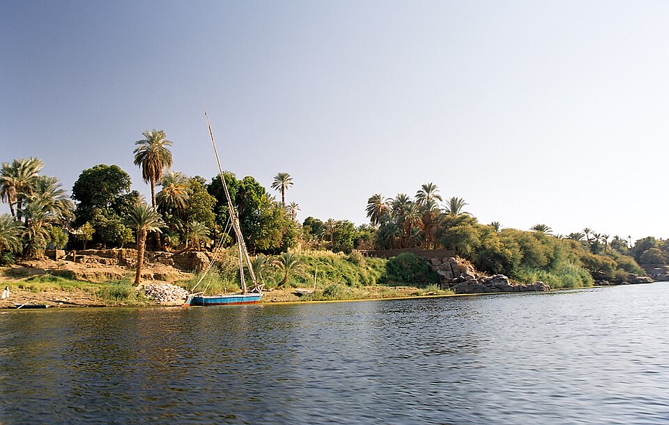 West bank of Elephantine Island