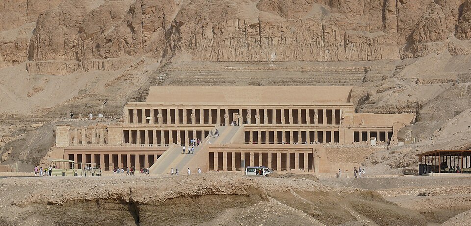 Detail of Hatshepsut's temple