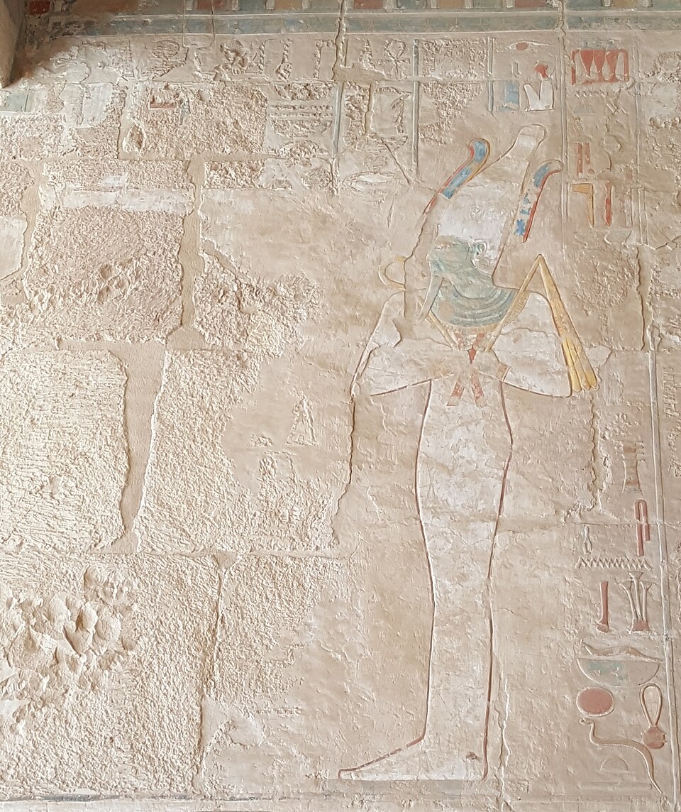 Erased relief of Hatshepsut