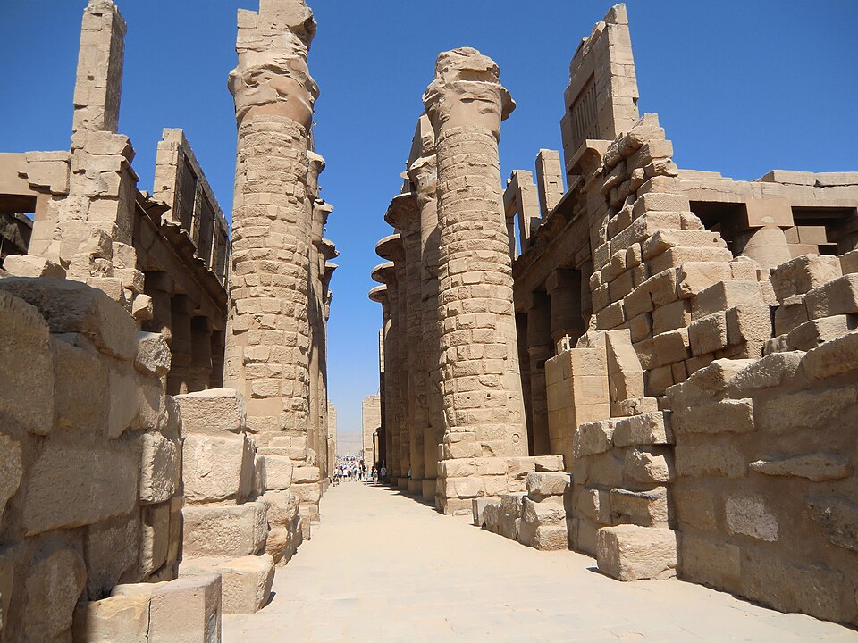 Processional corridor at Karnak