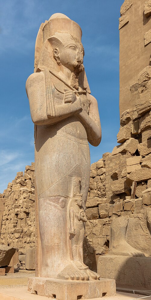 Colossal statue of Ramesses II at Karnak