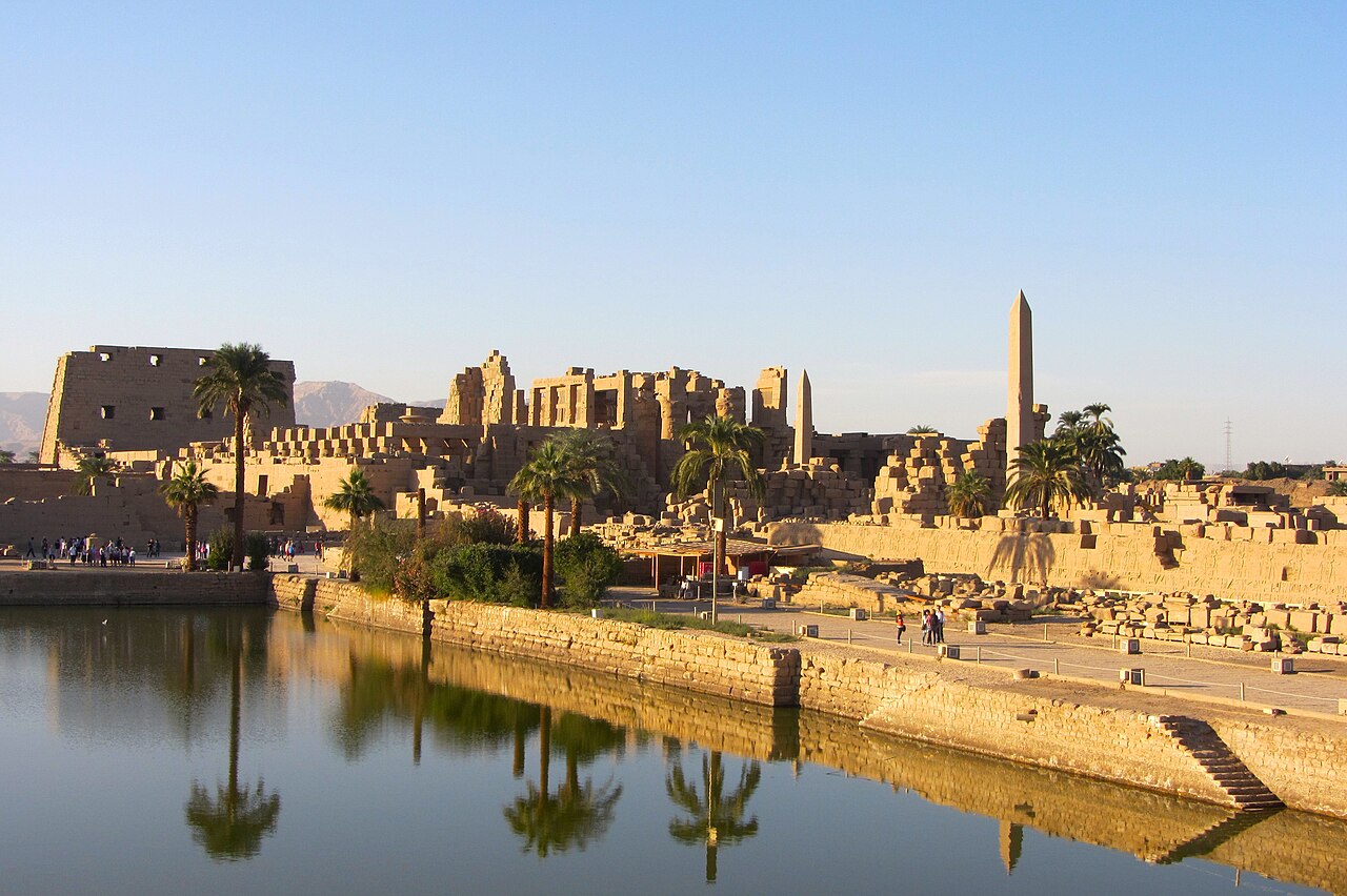 Karnak Temple from the Sacred Lake