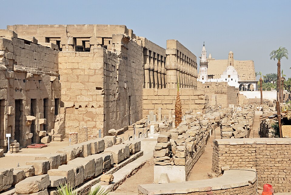Luxor Temple colonnade
