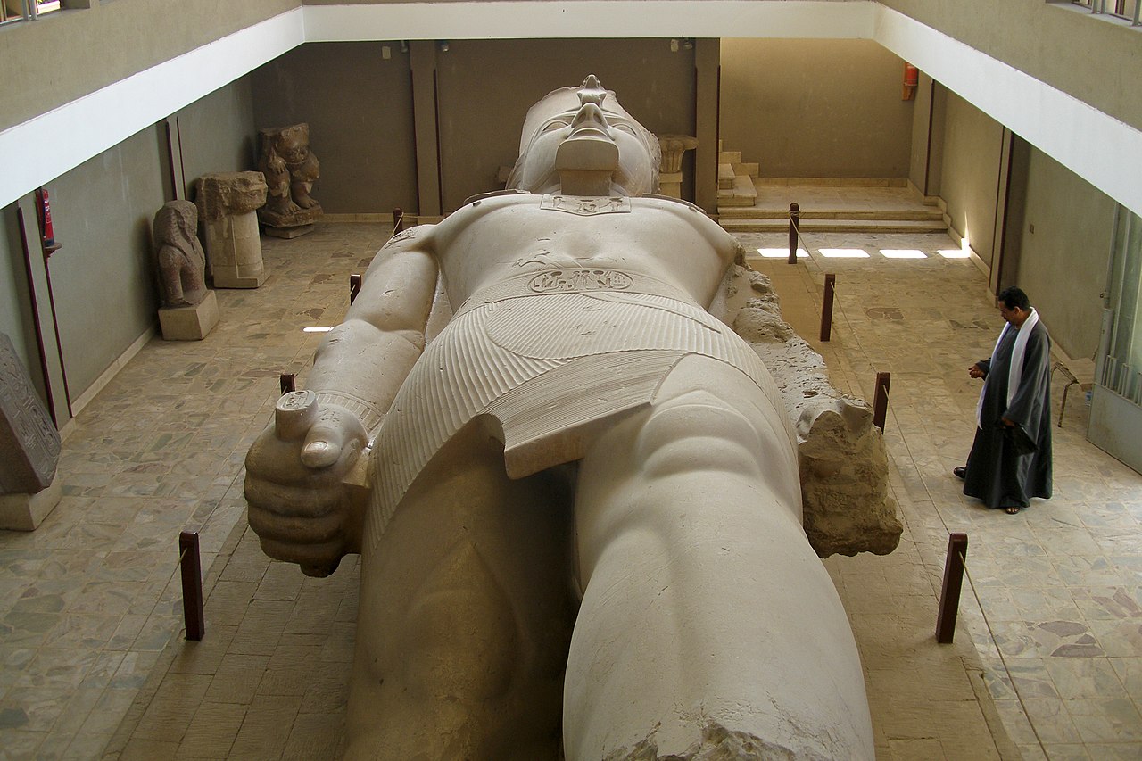 Fallen Colossus of Ramesses II at Memphis