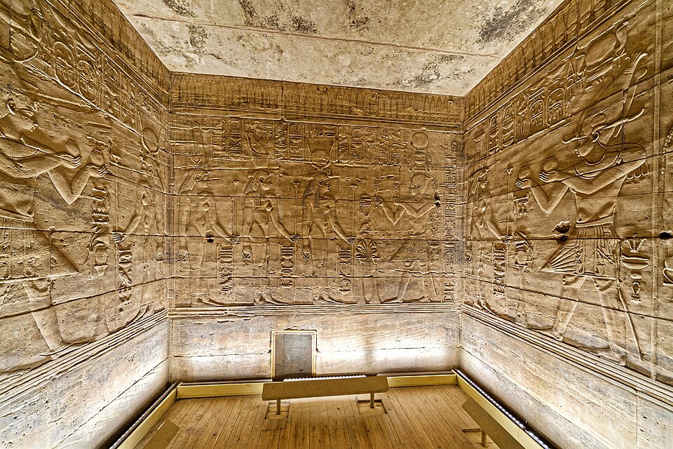 Inner chamber reliefs at Philae