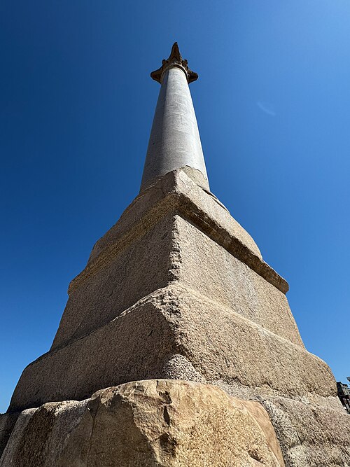 Pompey's Pillar from below