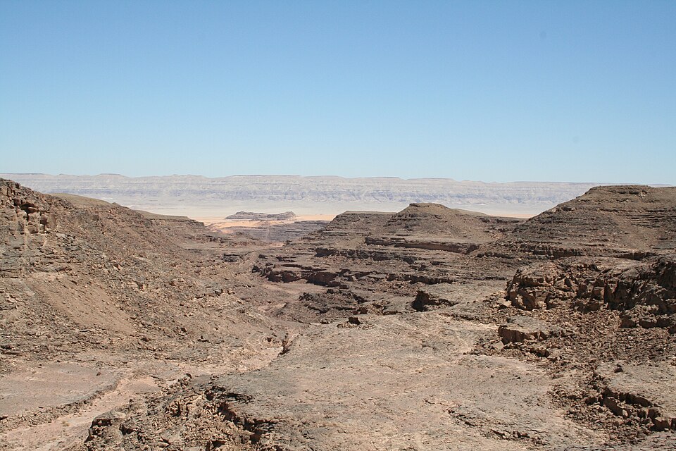 Desert landscape at Serabit el-Khadim