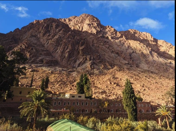 St. Catherine's Monastery at the foot of Jebel Musa