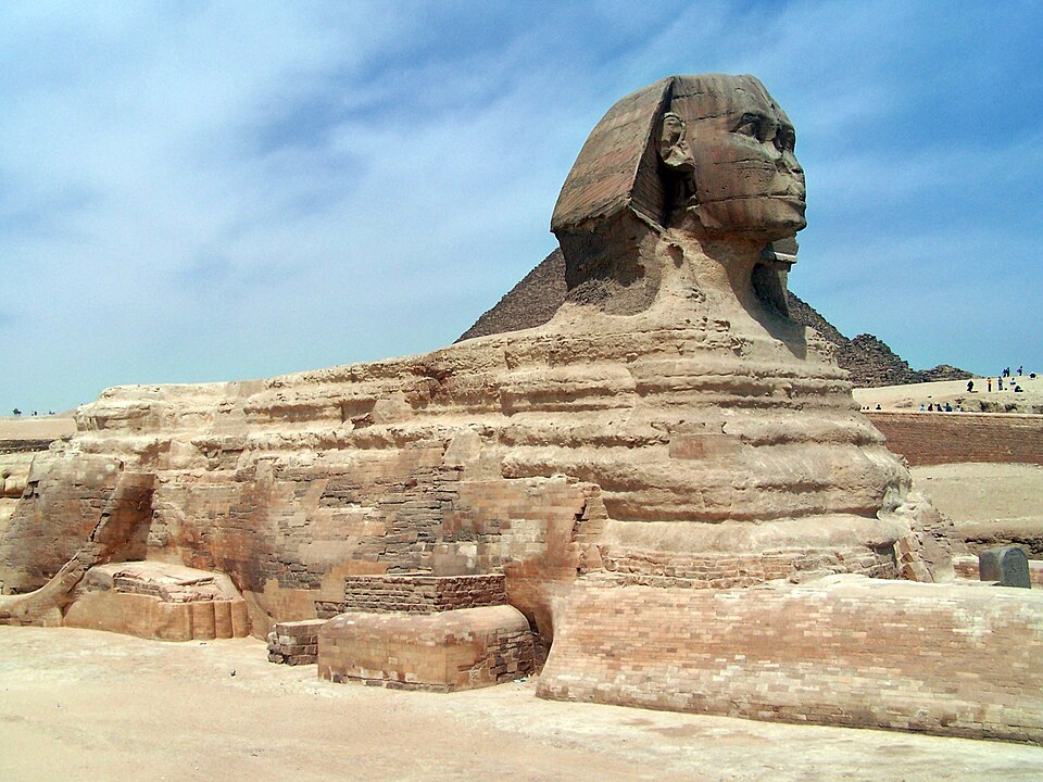Close-up of the Great Sphinx
