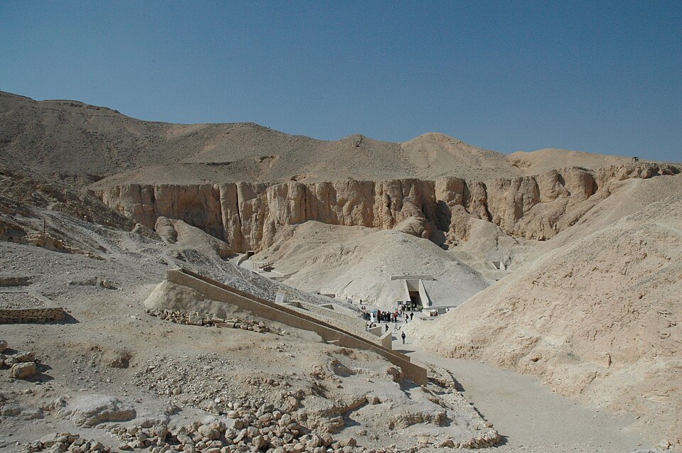 Tomb entrance in the Valley of the Kings