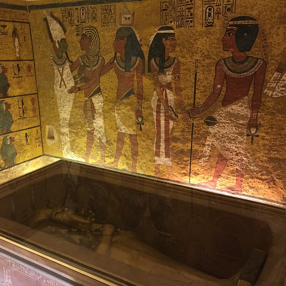 Tutankhamun's burial chamber