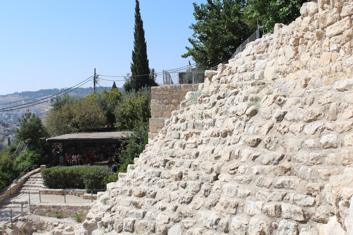 The Stepped Stone Structure in the City of David — a monumental terraced stone wall on the eastern slope of the ridge
