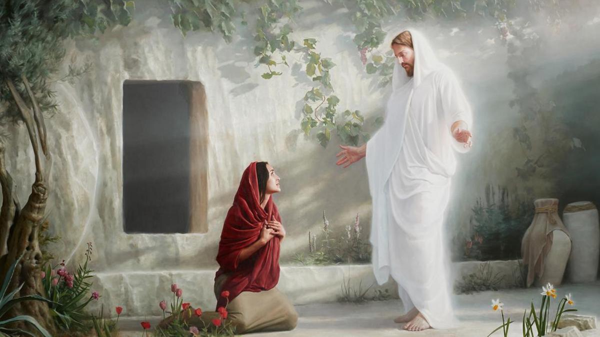 The Risen Christ appears to Mary Magdalene at the Garden Tomb