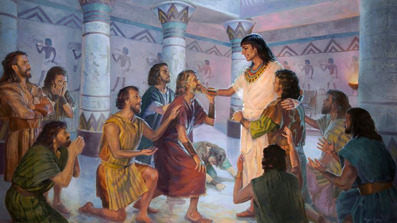 Joseph reunites with his brothers in Egypt